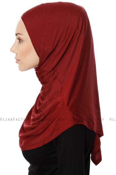Ava - Hijab Al Amira Bordò One-Piece - Ecardin