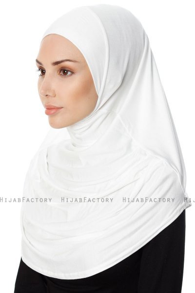 Ava - Hijab Al Amira Creme One-Piece - Ecardin