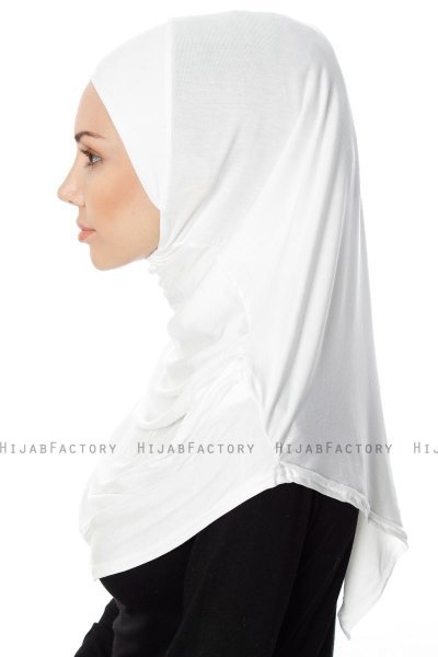 Ava - Hijab Al Amira Creme One-Piece - Ecardin