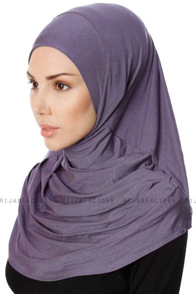 Ava - Hijab Al Amira Viola One-Piece - Ecardin