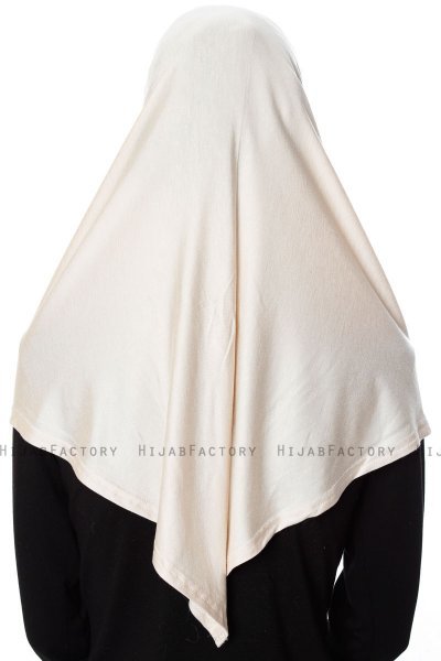 Ava - Hijab Al Amira Beige Chiaro One-Piece - Ecardin