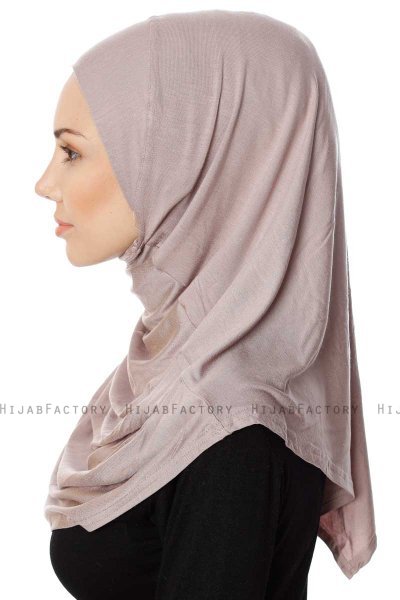 Ava - Hijab Al Amira Grigio Pietra One-Piece - Ecardin