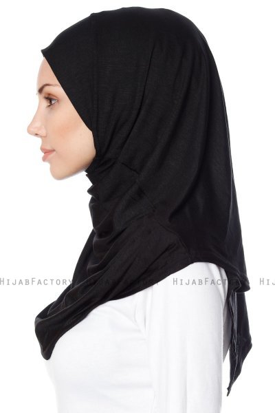 Ava - Hijab Al Amira Nero One-Piece - Ecardin
