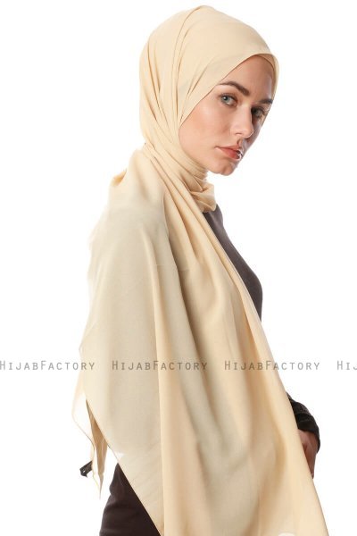 Ayla - Hijab Chiffon Beige
