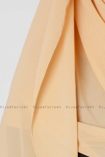 Ayla Gold Chiffon Hijab Sjal 300417e