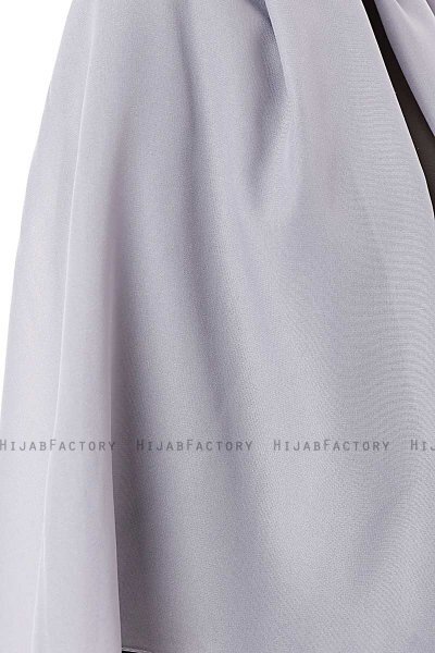 Ayla - Hijab Chiffon Grigio