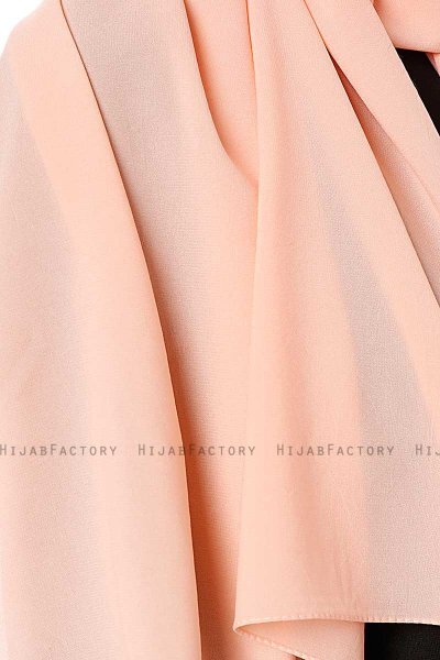 Ayla - Hijab Chiffon Salmone