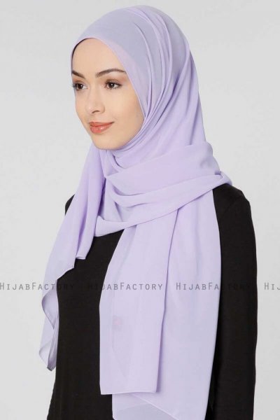 Ayla Ljuslila Chiffon Hijab Sjal 300414b