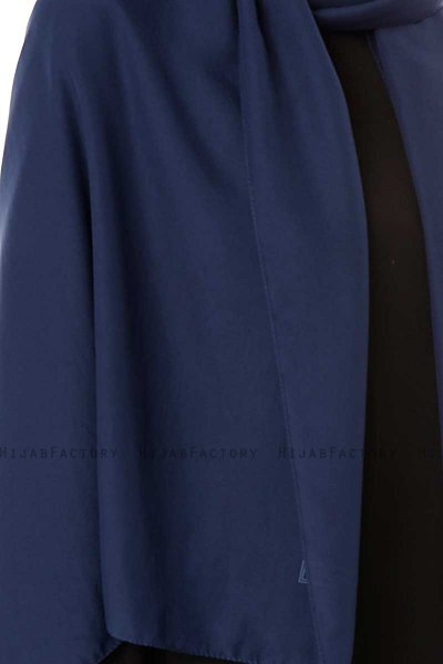 Ayla - Hijab Chiffon Blu Navy