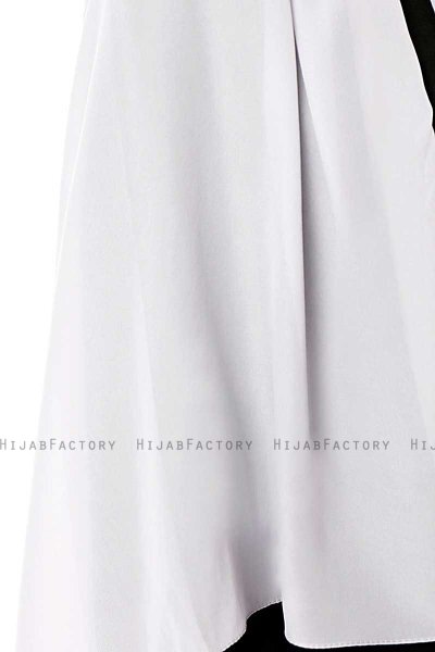 Ayla - Hijab Chiffon Argento
