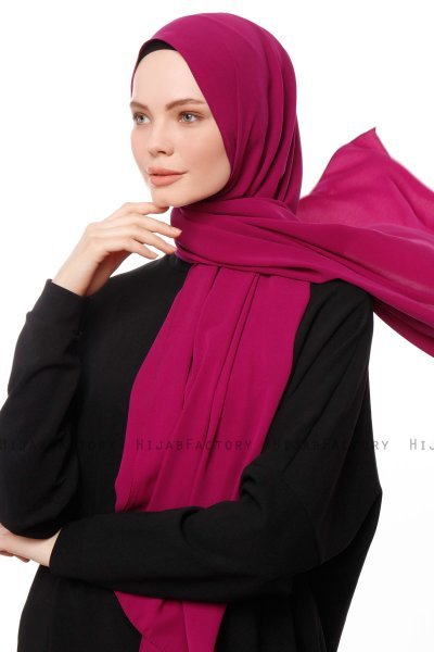 Aylin - Hijab Medine Silk Cherry - Gülsoy