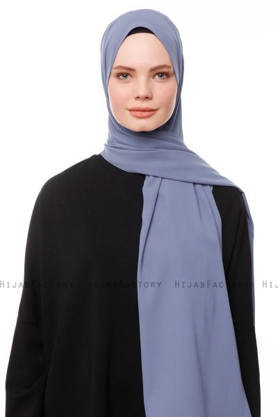 Aylin - Hijab Medine Silk Indaco - Gülsoy