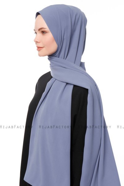 Aylin - Hijab Medine Silk Indaco - Gülsoy