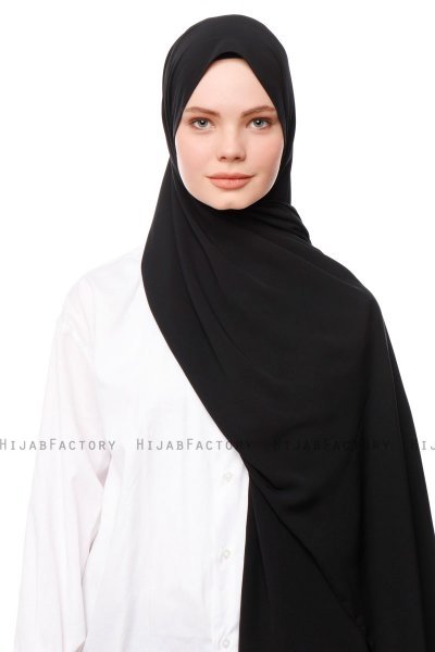 Aylin - Hijab Medine Silk Nero - Gülsoy