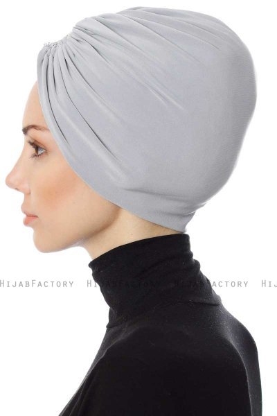 Aynur - Turbante Grigio Chiaro