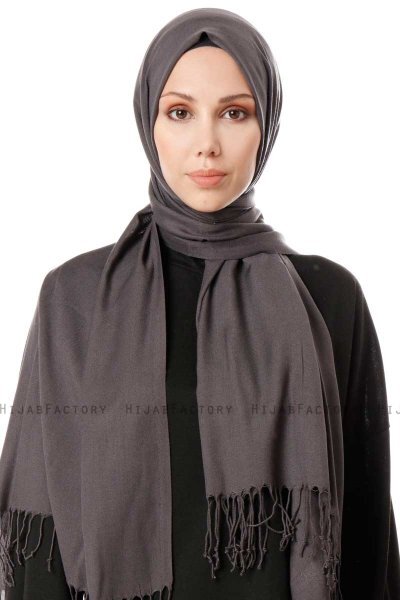 Aysel - Hijab Pashmina Antracite - Gülsoy