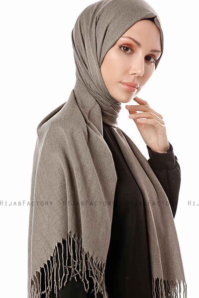 Aysel - Hijab Pashmina Grigio - Gülsoy