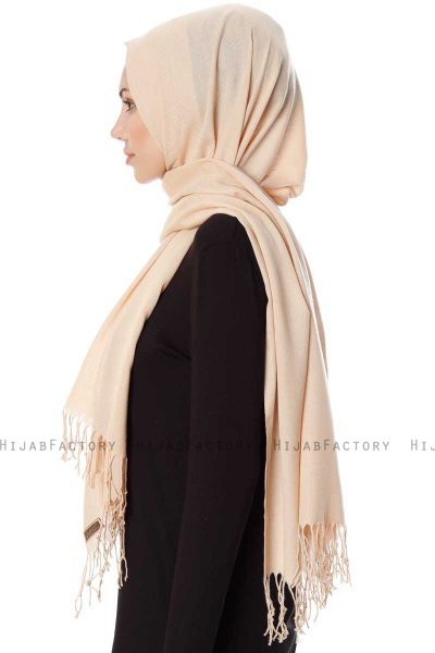 Aysel - Hijab Pashmina Beige Chiaro - Gülsoy