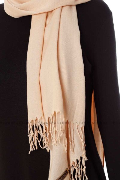 Aysel - Hijab Pashmina Beige Chiaro - Gülsoy