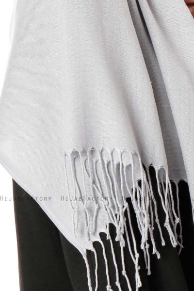 Aysel - Hijab Pashmina Grigio Chiaro - Gülsoy