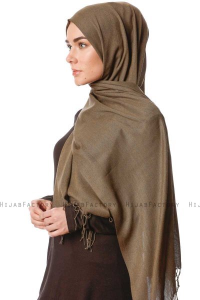 Aysel - Hijab Pashmina Cachi Scuro - Gülsoy