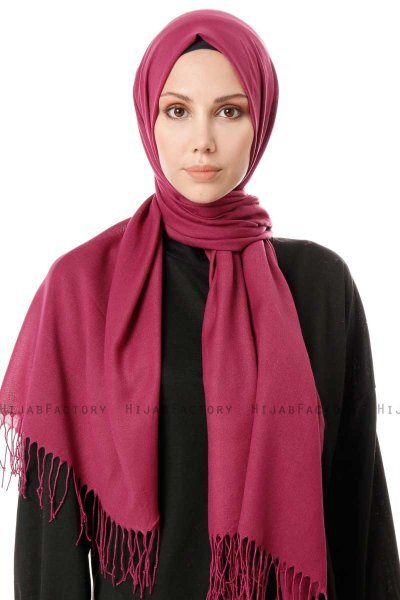 Aysel - Hijab Pashmina Viola Scuro - Gülsoy