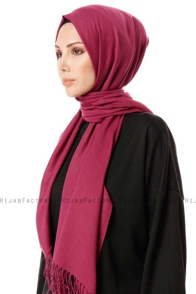 Aysel - Hijab Pashmina Viola Scuro - Gülsoy