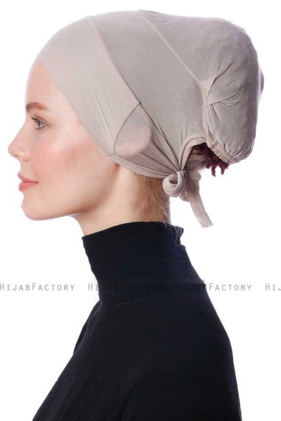 Azra - Bonnet Parizien Taupe Chiaro - Ecardin