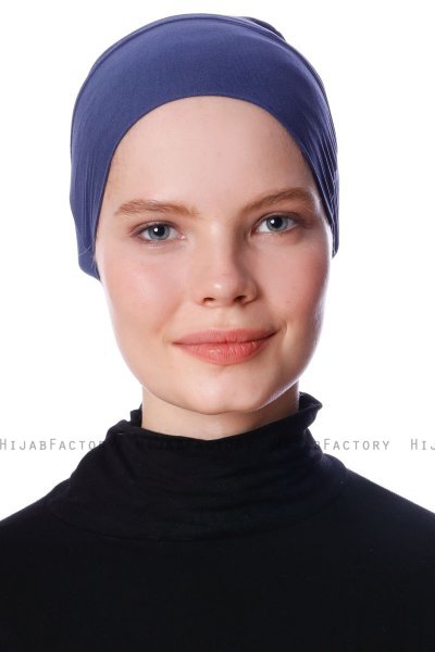 Azra - Bonnet Parizien Blu Navy - Ecardin