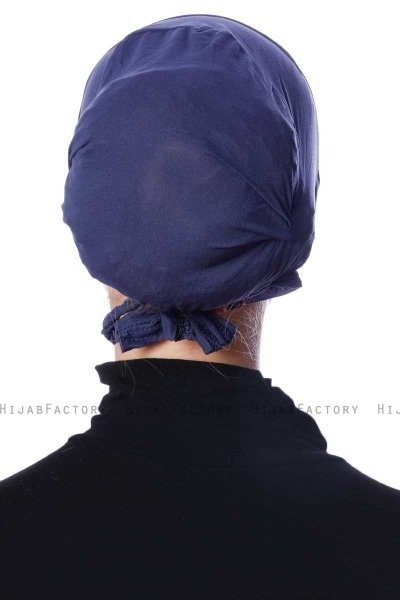 Azra - Bonnet Parizien Blu Navy - Ecardin
