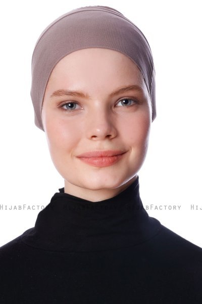 Azra - Bonnet Parizien Taupe Scuro - Ecardin