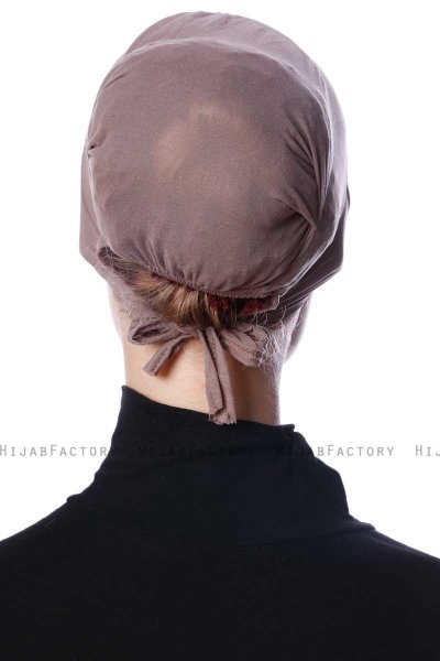 Azra - Bonnet Parizien Taupe Scuro - Ecardin