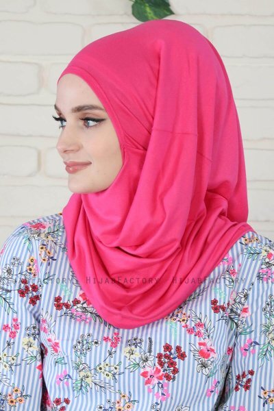 Wilda - Hijab Di Cotone Fucsia