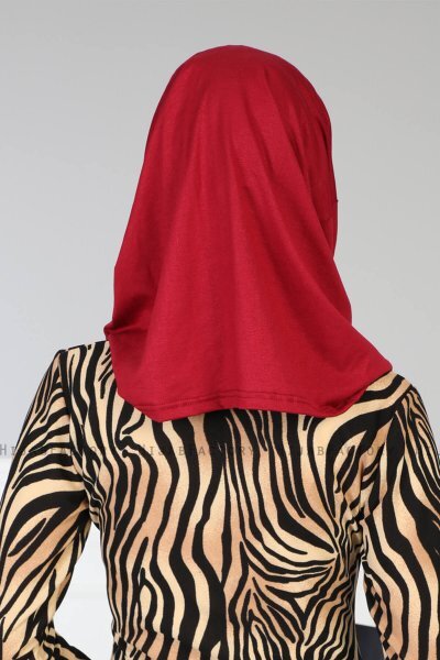 Wilda - Hijab Di Cotone Bordò