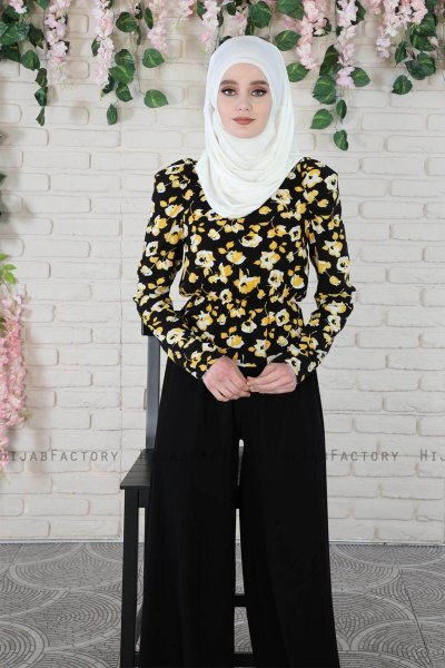 Wilda - Hijab Di Cotone Creme