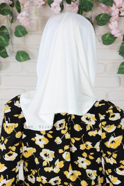Wilda - Hijab Di Cotone Creme