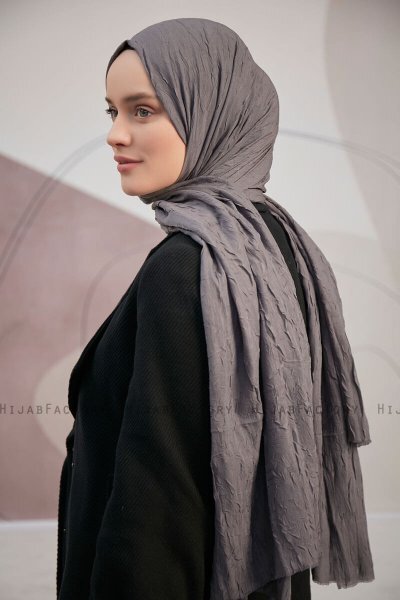 Serap - Hijab Bamboo Crash Antracite