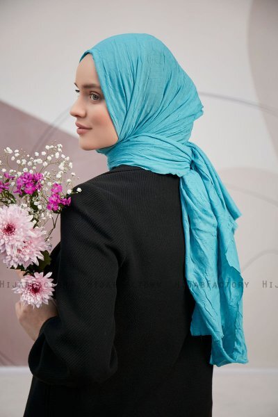Serap - Hijab Bamboo Crash Turchese