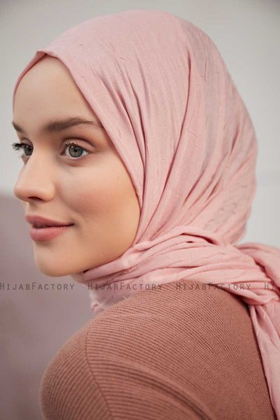 Serap - Hijab Bamboo Crash Rosa Antico