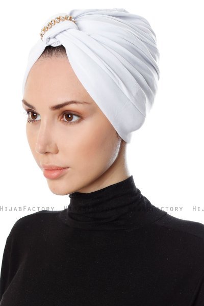 Bahar - Turbante Bianca