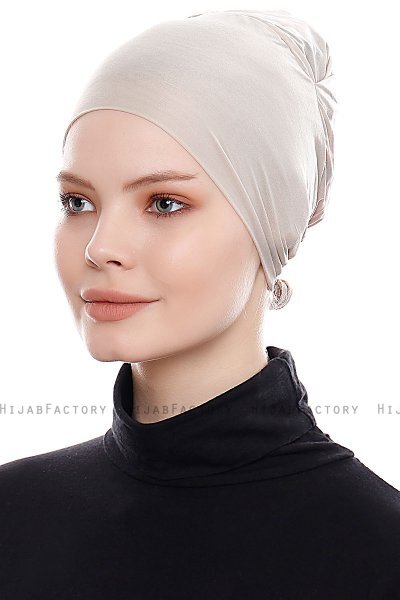 Belgin - Bonnet XXL Parizien Taupe Chiaro - Ecardin