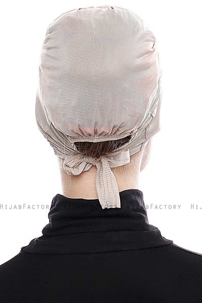 Belgin - Bonnet XXL Parizien Taupe Chiaro - Ecardin