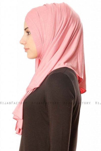 Betul - Rosa Scuro 1X Jersey Hijab - Ecardin