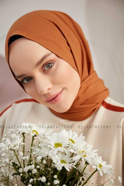 Ceyda - Hijab Cazz Rosso Mattone