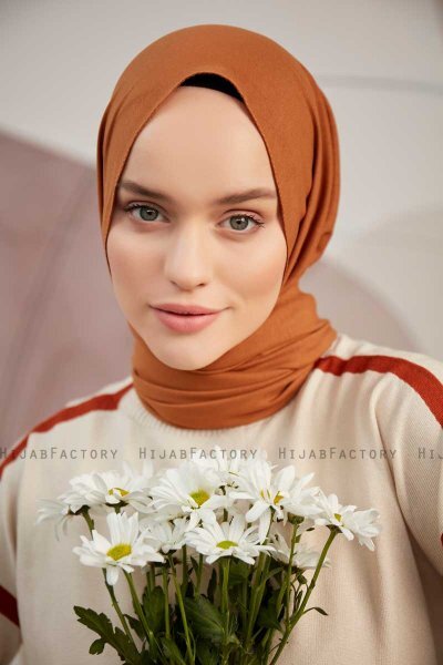 Ceyda - Hijab Cazz Rosso Mattone