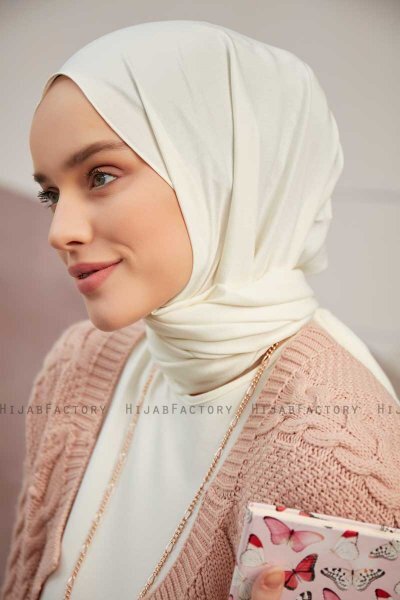 Ceyda - Hijab Cazz Creme