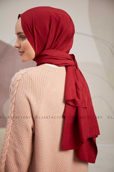 Ceyda - Hijab Cazz Rosso Scuro