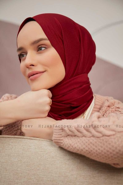 Ceyda - Hijab Cazz Rosso Scuro