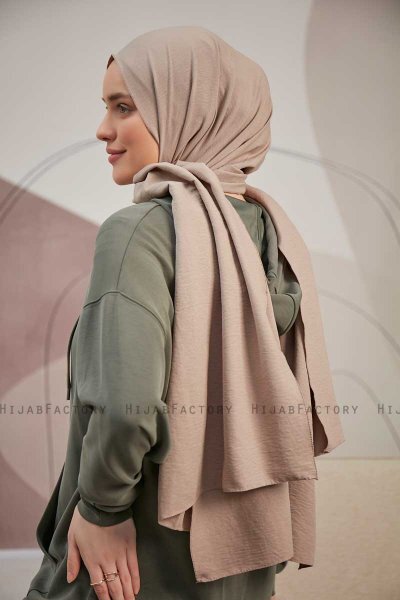 Ceyda - Hijab Cazz Taupe Scuro