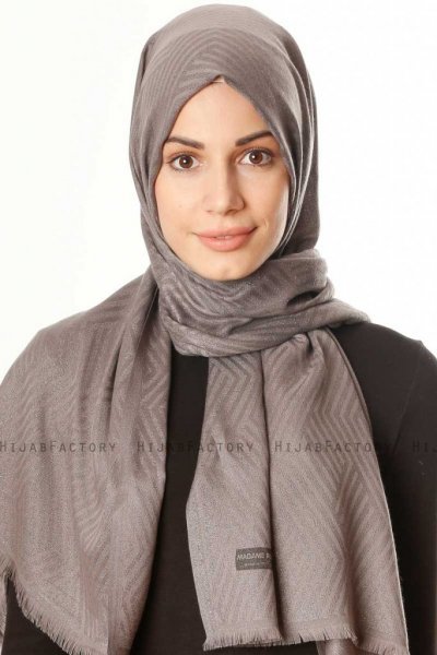 Caria - Hijab Taupe - Madame Polo